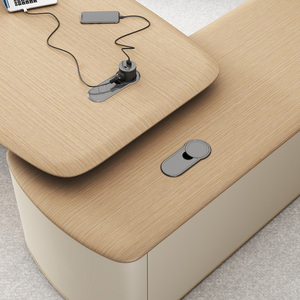 Modern Boss Office <b>Desk</b> Simple Extendable Eco Friendly Panel Chairman <b>Desk</b> Executive Easy Assembly Office Furniture Workplace Ma - Product Image 5