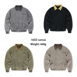 Chaqueta DE TRABAJO Vintage americana de alta calidad para hombre, lona informal con cuello de pana, diseño elegante de calle para invierno - Product Image 6