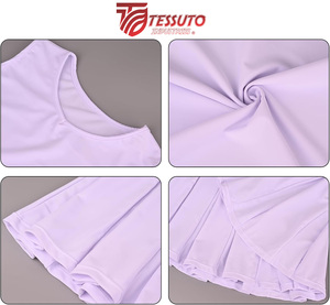 El mejor precio Uniforme de animadora sin mangas Venta caliente Sublimación Uniformes profesionales Diseño de buena calidad Uniforme de animadora - Product Image 5