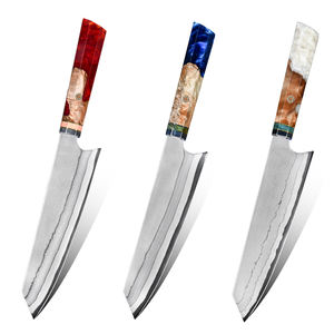 Yeni varış profesyonel japon kalite 8 inç kaplı çelik şef bıçağı renkli saplı - Product Image 2