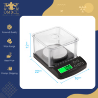 Balance numérique portable intelligente à écran LCD, plateforme en acier inoxydable, haute précision 10mg, garantie 1 an, offre exclusive, Inde