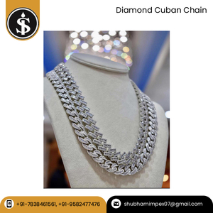 Proveedor líder de joyería de moda de boda de aniversario de lujo más vendida 10K oro Miami cadena cubana Cadena de diamantes - Product Image 2