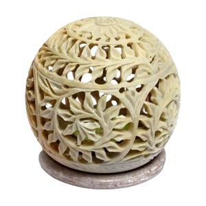 Portavelas de esteatita redondo más vendido con diseño de luz en T para regalos de boda y decoración del hogar para el Día de San Valentín - Product Image 1