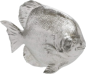 Charmante figurine de poisson en argent pièce maîtresse de table élégante pour la décoration intérieure bureau affichage cadeau pièce maîtresse de salon - Product Image 1