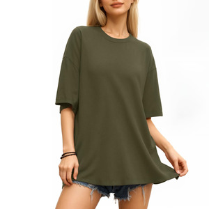 Couleur Custom Summer Crew Léger allant de réglable pour différents Plus size femmes chemise à manches courtes respirant - Product Image 1