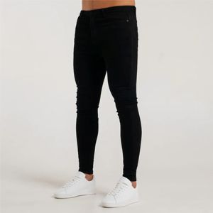 Transpirable STRAIGHT hombre Jean Hombres Skinny Jeans Signature Jet Black Estirable Perfecto para un estilo diario pulido - Product Image 2