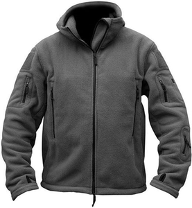 Veste à capuche en polaire sport chaude pour homme - Product Image 1