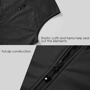 Vente en gros de vestes d'extérieur à fermeture éclair et col montant personnalisées à manches courtes et fermeture éclair pour hommes vestes de haute qualité - Product Image 2