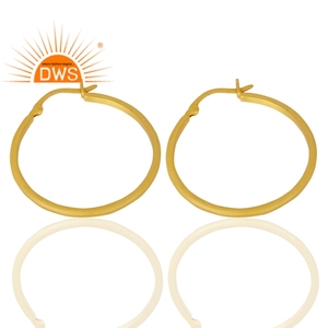 925ห่วงชุบทองเงินสเตอร์ลิงเครื่องประดับเงินสำหรับผู้หญิงของขวัญ - Product Image 2