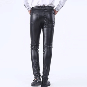 Pantalones de Cuero Apilados para Hombre, los Más Vendidos en Línea, Ajuste Regular, Estilo Urbano, Resistentes al Agua y Transpirables - Product Image 4