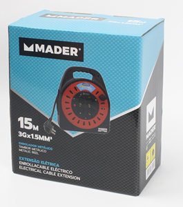 15m. Cavo prolungabile a 4 prese 3x1,5mm. (Mader 68009) - Product Image 4