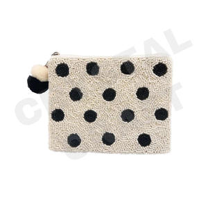 Monedero de lentejuelas de cereza Cartera con cuentas de semillas personalizada Hermoso regalo de mamá-Diseño de corazones para niñas - Product Image 6