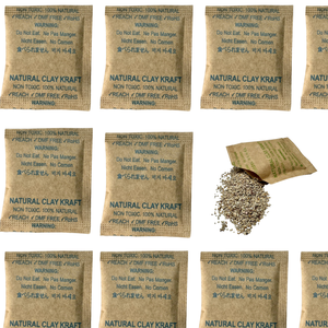 ตัวดูดความชื้นแบบใช้ซ้ำได้เป็นมิตรกับสิ่งแวดล้อมดินเหนียวบริสุทธิ์ - Product Image 1