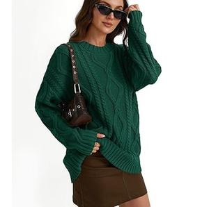 Top venta de gran tamaño suelto mujeres prendas de vestir exteriores transpirable gota hombro tejido sudadera suéteres Casual invierno desgaste suéter de punto - Product Image 1