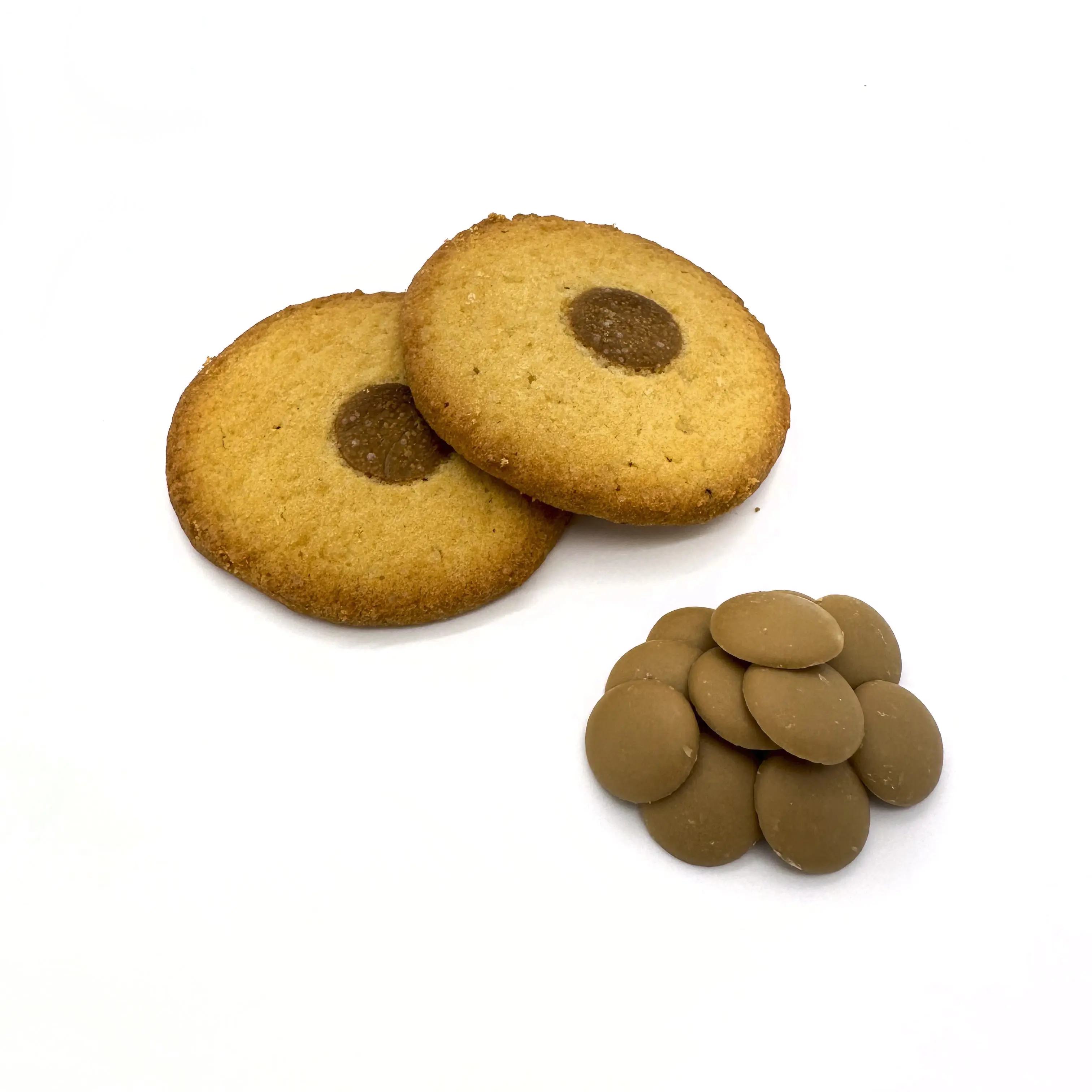 High quality handmade Italian biscuits - soft and crumbly texture - Shortbread Cookies with caramel Butter Biscuits