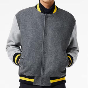 Factory Made Men Embroidery Varsity Jackets / Regular Length <b>Wool</b> Material Made Men Embroidery Varsity Jacket for man - Product Image 1