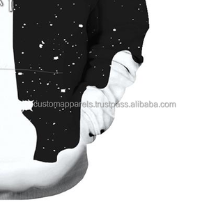 Custom Embroidery <b>Hoodie</b> Men 3D Logo Winter Fleece Sublimation Print 100% <b>Polyester</b> Windproof & Breathable OEM ODM Manufacturer - Product Image 6