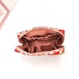 กระเป๋าเครื่องสำอางขนาดเล็กสไตล์วินเทจสไตล์ยุโรปปลาหมึกสดแบบรูดซิปทำจาก18x12x7cm โพลีเอสเตอร์ - Product Image 2