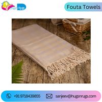 Serviette turque Fouta rayée moderne de premier rang pour la plage, logo personnalisé, 100% coton, séchage rapide et écologique à bas prix