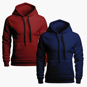 เสื้อฮู้ดผู้ชายผ้าฟลีซมีกระเป๋าเสื้อฮู้ดสำหรับฤดูหนาว2025 - Product Image 1