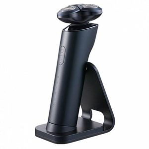 Afeitadora Eléctrica con Cuerpo de Aleación de Aluminio, Motor Silencioso sin Escobillas, 3 Velocidades, Triple Cuchilla, Uso Facial, Lavable - Negra - Product Image 3