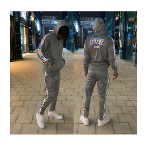 Venta al por mayor Unisex Nylon Tech Fleece Chándal Conjunto personalizado de gran tamaño Reflect para los hombres al por mayor Chándal deportivo en blanco - Product Image 5