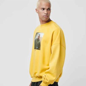 Pull de haute qualité personnalisé OEM pour hommes lavés tricoté épais col rond pull à manches longues pulls en tricot surdimensionnés - Product Image 3