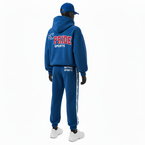 Service OEM Survêtement décontracté à capuche unisexe Léger 100% coton polaire Coupe régulière Respirant Broderie - Product Image 4