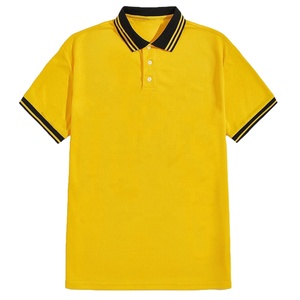 Polo de Golf para Hombre, Corte Slim Fit, Secado Rápido, Absorción de Sudor, Manga Corta, Color Sólido, Personalizable para Tenis y Béisbol, Fabricado por HS - Product Image 1