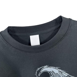 Camiseta de manga larga de doble capa con gráfico serigrafiado, ropa de calle personalizada, camiseta recortada Vintage de doble capa para hombre - Product Image 4