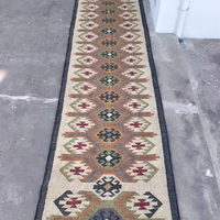 Hochwertige Wolle Jute Durrie Kelim Teppich Runner Teppich Handmade Home Decor Flache Dekoration für Wohn-und Schlafzimmer Halle Büro
