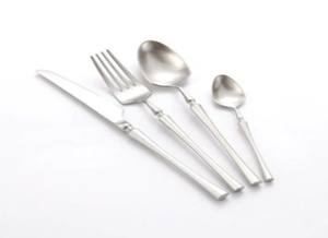 ชุดเครื่องใช้บนโต๊ะอาหารสแตนเลสสตีลแบบวินเทจสุดหรูพร้อมการตกแต่งที่แตกต่างกันเครื่องใช้บนโต๊ะอาหารดีไซน์ใหม่คลาสสิกสำหรับอาหารค่ำงานแต่งงานที่บ้าน - Product Image 2