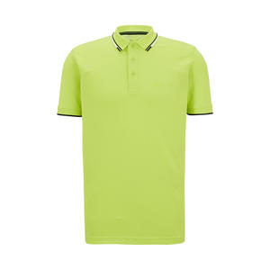 Transpirable 100% algodón personalizado bordado Logo camiseta hombres Polo camisa Oficina uniforme diseño en blanco Polo camiseta - Product Image 3