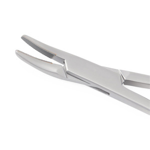 Portaagujas Heaney de Alta Calidad, Insertos de Carburo de Tungsteno, Curvo, 10.5cm, Instrumentos Quirúrgicos de Acero Inoxidable Médico - Product Image 5
