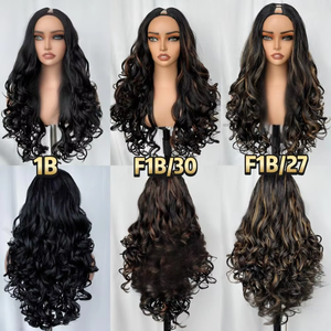 <span class=keywords><strong>Perruque</strong></span> Afro Bouclée Synthétique Naturelle avec Dentelle Transparente et Sangles Ajustables, Demi-<span class=keywords><strong>Perruque</strong></span> Sans Colle pour Coiffure Protectrice - Product Image 4