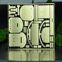 Thin Metal Etching Brass Sheet Plates Anodized/Powder Coated 500 PCS MOQ 3.2 M Max ISO9001 Certified Refine Brand 7-20 Days Lead