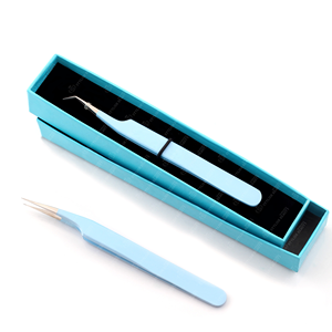 High-Grade Anti-Static Russian Volume Lash <b>Tweezers</b> Stainless Steel Beauty Eyelash Extension <b>Tweezers</b> Fiber Customizable Brand - Product Image 4