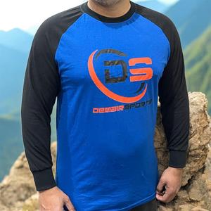 Wholesale Male Contrast <b>Tee</b> <b>Shirts</b> <b>Black</b> Reglan Sleeve Solid Color O Neck Regular Fit Sportswear Baseball T <b>Shirts</b> for Men - Product Image 2