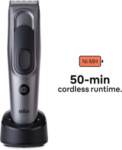Braun tóc Clipper Series 7, có lưỡi dao sắc nét suốt đời, Clipper tóc nam với 17 cài đặt độ dài, với 4 kiểu hc7390 - Product Image 3