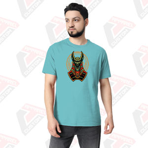 Camiseta cómoda ultra suave esencial personalizada para mujer, apliques ecológicos de verano, parches de telas de pana Batik de mezclilla - Product Image 6