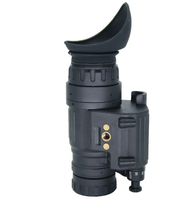 Многофункциональный монокуляр ночного видения Gen2+ Lvl2 NVG Mil-Grade PVS-14 с экраном 3,8 дюйма, зумом 2x-7x, Wi-Fi, креплением на голову/шлем