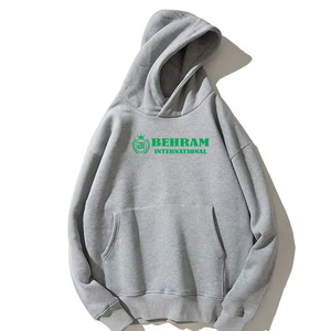 Sweat à capuche unisexe épais et tendance 2026, coupe oversize 220g, épaules tombantes, en molleton écologique ou en tissu éponge français - Product Image 2