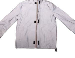 Vestes d'extérieur imperméables et coupe-vent personnalisées Veste respirante coupe-vent à capuche pour hommes - Product Image 4