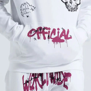 Conjunto Deportivo Personalizado de Primera Calidad OEM Unisex 100% Algodón Reversible Diseño 2 en 1 Sudadera con Capucha Transpirable y Ecológica - Product Image 3