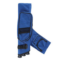 Carquois latéral réglable en Cordura avec fermetures à glissière robustes et plusieurs compartiments pour flèches et accessoires