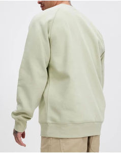 Sudadera de algodón de peso pesado unisex talla grande logotipo personalizado cuello redondo fabricantes al por mayor estilo casual para hombres sudaderas con capucha - Product Image 2