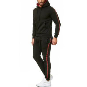 Survêtement deux pièces pour homme sur mesure, fabrication de survêtement en coton bon marché, jogging pour homme, vêtements de sport, survêtements - Product Image 5