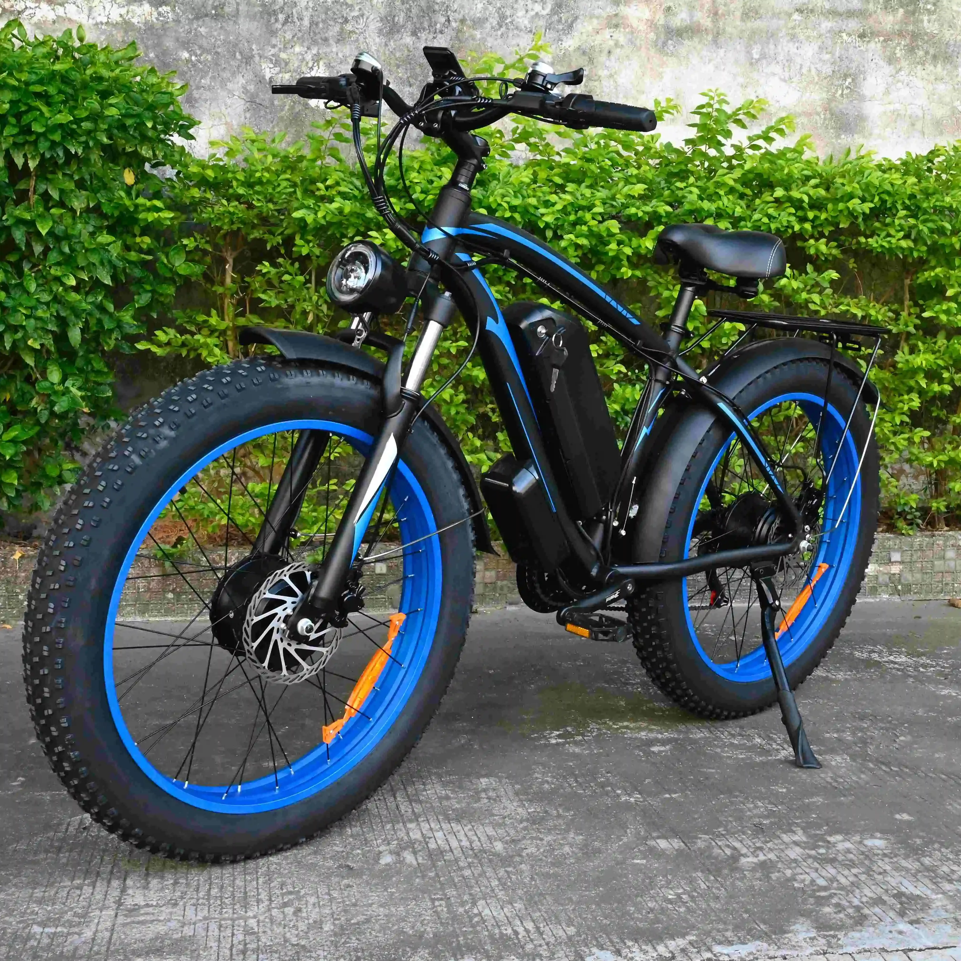 2024 électrique hors route VTT cadre en alliage d'aluminium 48V1000W double moteur VTT cyclisme vélo électrique