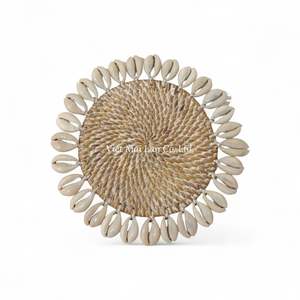 Sous-verre en rotin tressé naturel au design simple pour la maison, le café et la table de restaurant - Product Image 5