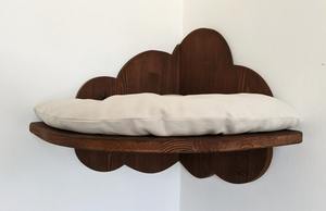 Cloud Cat <b>Corner</b> <b>Shelf</b> with Pillow, Cat <b>shelves</b>, Cat furniture - Product Image 6